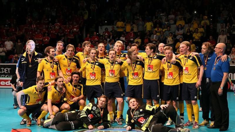 Pasaules U19 junioru čempionāta uzvarētāja - Zviedrijas izlase
Foto: M.Kohs