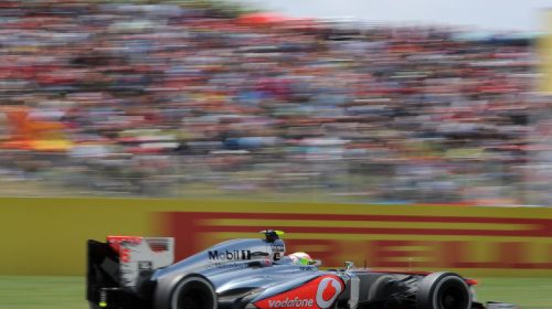"McLaren" formula Barselonas trasē
Foto: AFP/Scanpix