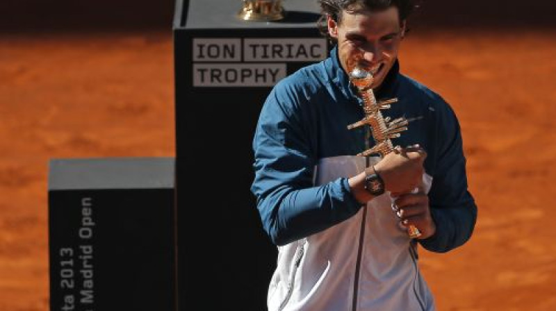 Rafaels Nadals trešo reizi uzvar Madridē
Foto: AP/Scanpix