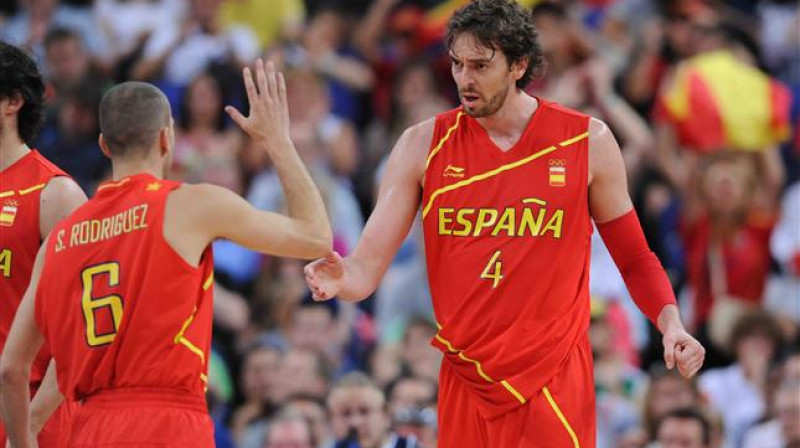 Divkārtējais Eiropas čempions Pau Gazols
Foto: www.feb.es