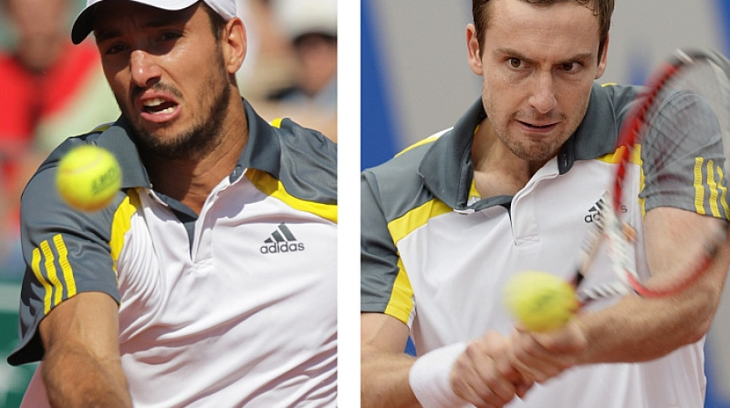 Viktors Troickis un Ernests Gulbis
Foto: AFP/Scanpix