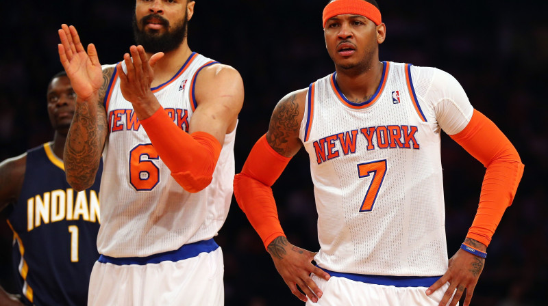 Taisons Čendlers un Karmelo Entonijs
Foto: AFP/Scanpix