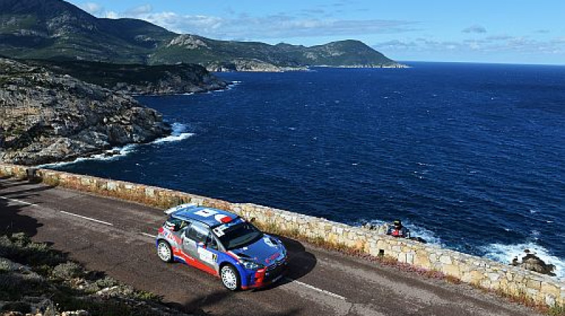 Kubica pirms izstāšanās bija Korsikas rallija vadībā
Foto: fiaerc.com
