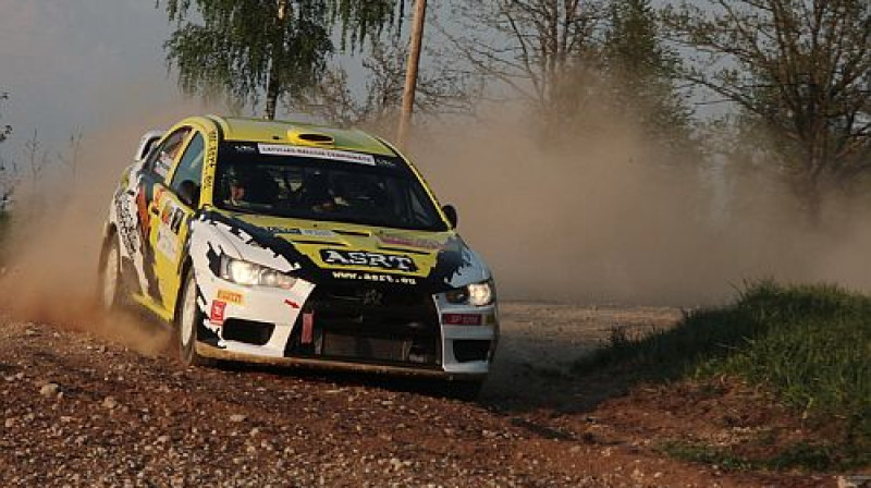 Talsu rallija treniņa ātrākais braucējs Lukjaņuks
Foto: Dace Janova (4rati.lv)/rallytalsi.lv