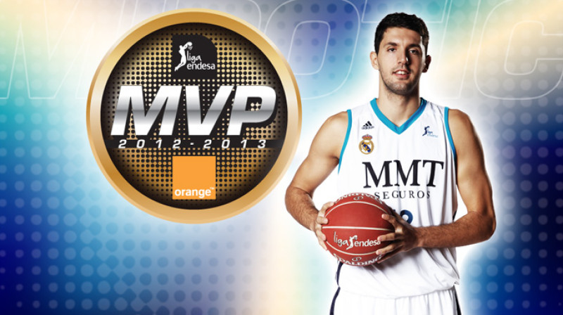 Nikola Mirotičs kļuvis par jaunāko MVP līgas vēsturē
Foto: ACB