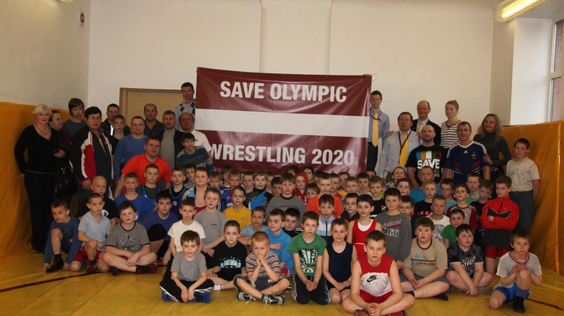 Cīņa par cīņas saglabāšanu olimpiskajās spēlēs
Foto: Latvijas Cīņas federācija, wrestling.lv