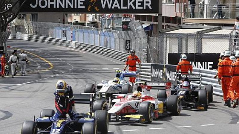Avārija GP2 sacīkstēs Monako
Foto: gp2series.com