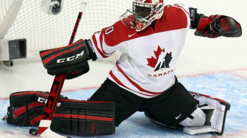 Kanādas U-20 izlases vārtsargs Malkolms Subens
Foto: ITAR-TASS/Scanpix
