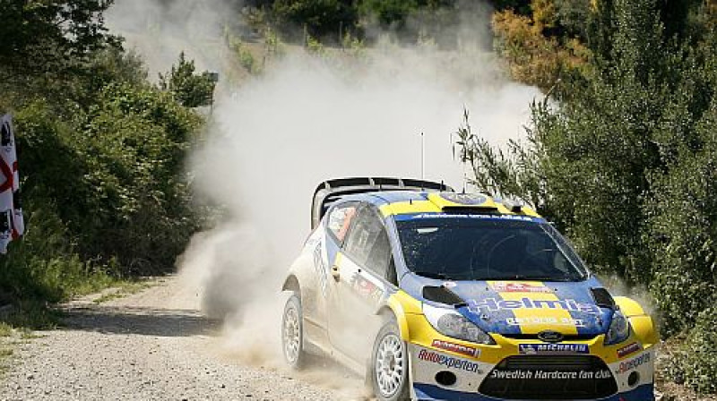 Andersons ar WRC auto 2011. gadā Sardīnijā
Foto: Petr Eslias (ewrc.cz)