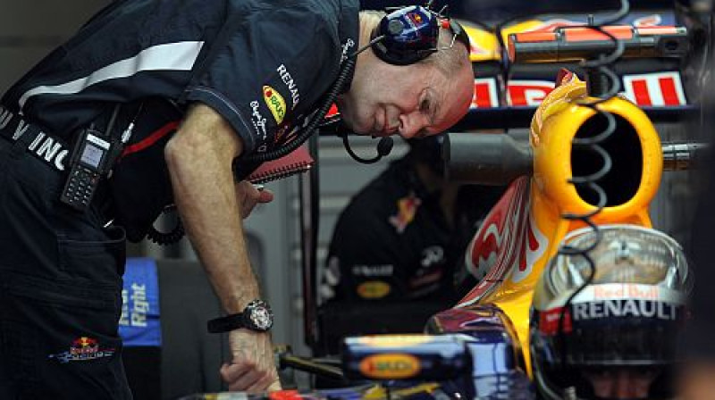 "Red Bull" konstruktors Adrians Ņūvejs
Foto:  Digitale/Scanpix