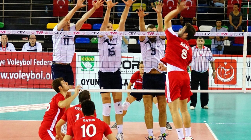 Latvija pret Turciju
Foto: cev.lu