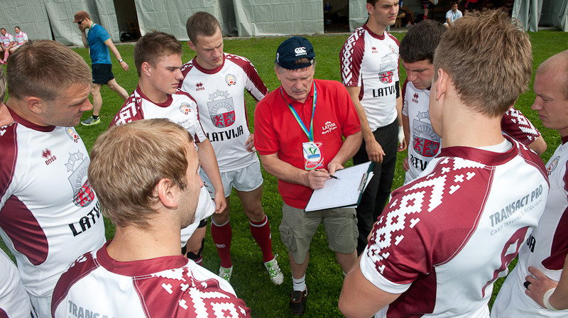 Ulis Bautris un Latvijas regbija izlase 
Foto: Zigismunds Zālmanis, "Nikon"