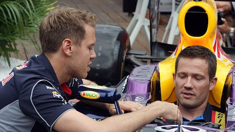 Fetels izrāda Ožjē savu F1 auto
Foto:  Digitale/Scanpix