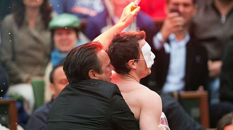 Protestētājs "French Open" finālā
Foto: SIPA/Scanpix