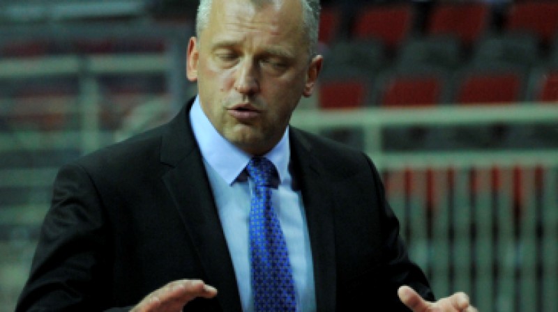 Latvijas sieviešu izlases galvenais treneris Aigars Nerips
Foto: Romāns Kokšarovs, Sporta Avīze, f64