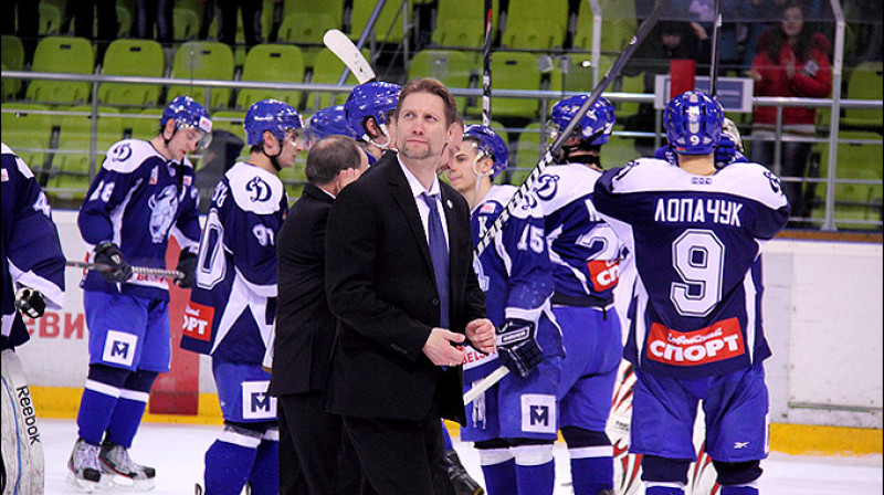 Aleksandrs Beļavskis pie "Dinamo-Šiņņik" stūres
Foto: mhl.khl.ru