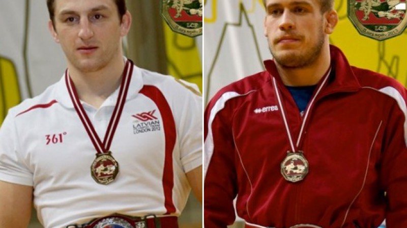 Armands Zvirbulis un Imants Lagodskis
Foto: wrestling.lv
