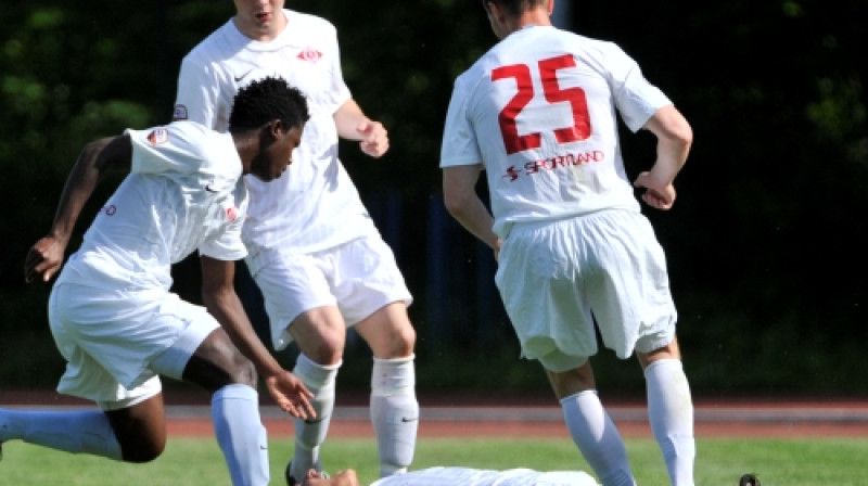 "Spartaka" futbolisti
Foto: Romāns Kokšarovs (f64)