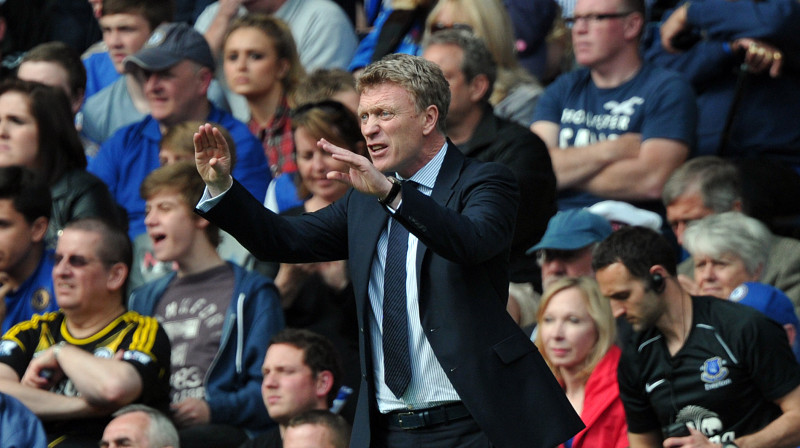"Manchester United" galvenais treneris Deivids Moizs
Foto: AFP/Scanpix