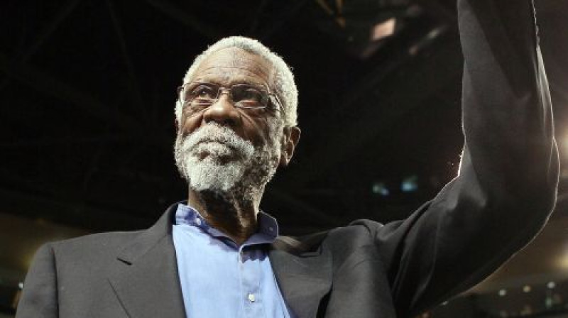 Bils Rasels uzvarējis piecās NBA finālu septītajās spēlēs
Foto:AFP/Scanpix
