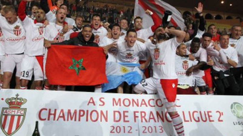 "Ligue 2" čempione "Monaco"
Foto: AFP/Scanpix