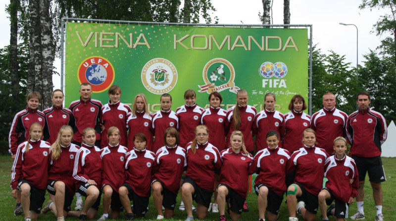 Latvijas U-17 meiteņu izlase
Foto: LFF