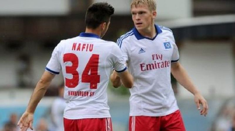 Valmirs Nafiu un Artjoms Rudņevs 
Foto: mopo.de