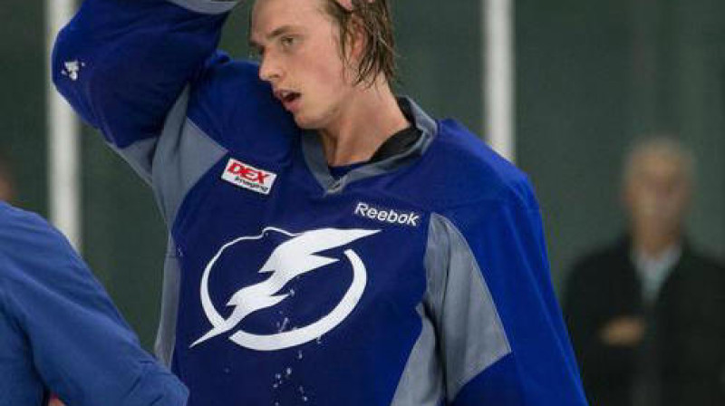 Kristers Gudļevskis 
Foto: lightning.nhl.com