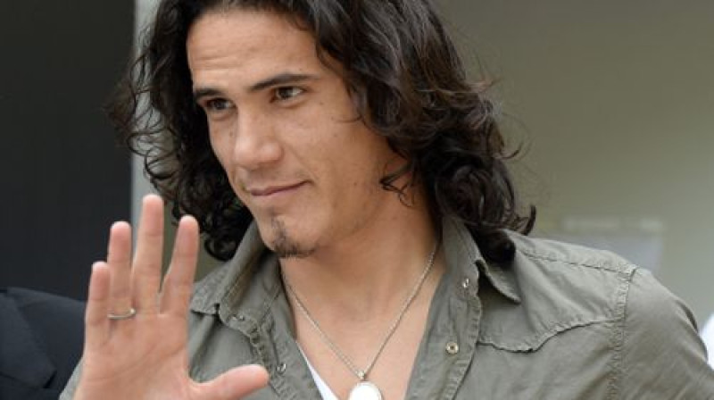 Edinsons Kavani, tikko ieradies Parīzē
Foto: AFP/Scanpix