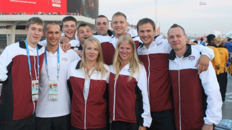 Latvijas studenti Kazaņā
Foto: rowing.lv