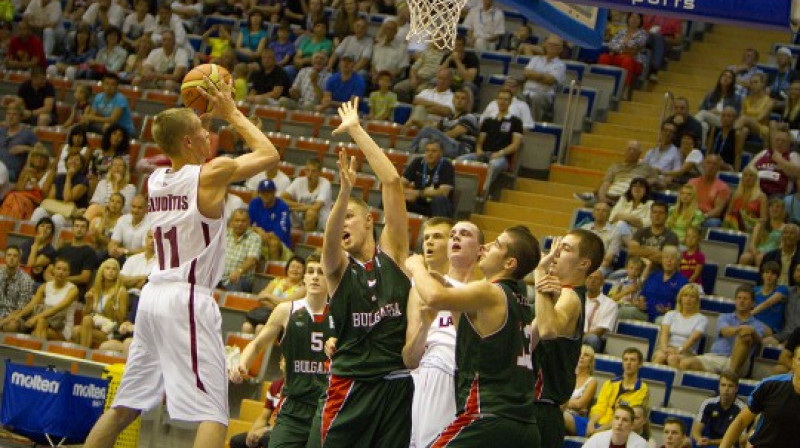 Kristaps Gludītis un Latvijas U18 izlase: 1-0
Foto: Aigars Prūsis