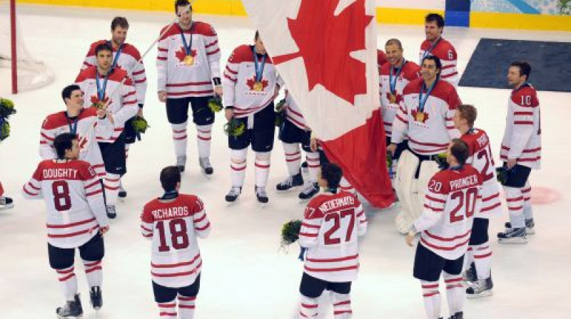 2010. gada olimpiskajās spēlēs uzvarēja Kanāda
Foto: AFP/Scanpix