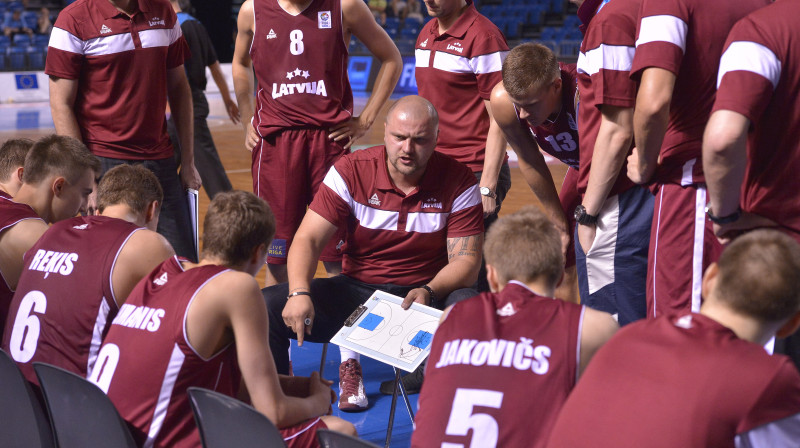 Kādiem burtiem Latvijas valstsvienība veiks ierakstu vēstures grāmatās - zelta vai sudraba?
Foto: FIBA Europe