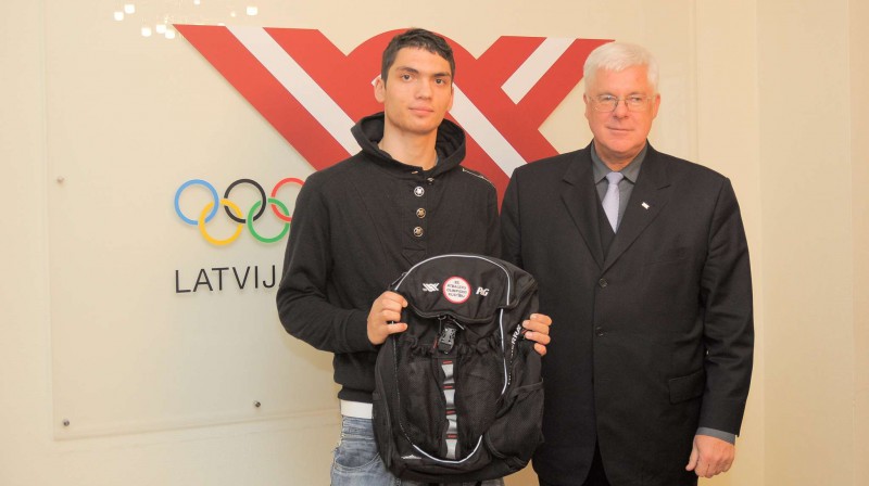 Imants Kopjevs un Aldons Vrubļevskis
Foto: Latvijas Taekvondo federācija