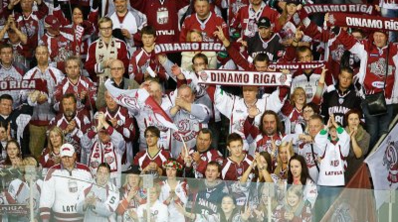 Rīgas "Dinamo" fani
Foto: dinamoriga.lv