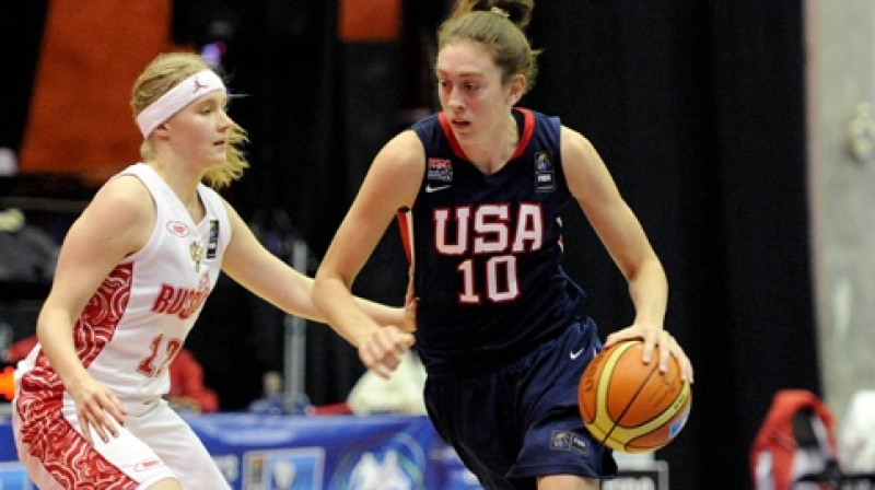 ASV U19 izlases līdere Briena Stjuarte 2013. gada Pasaules U19 kausa izcīņā
Foto: www.lithuania2013.fiba.com