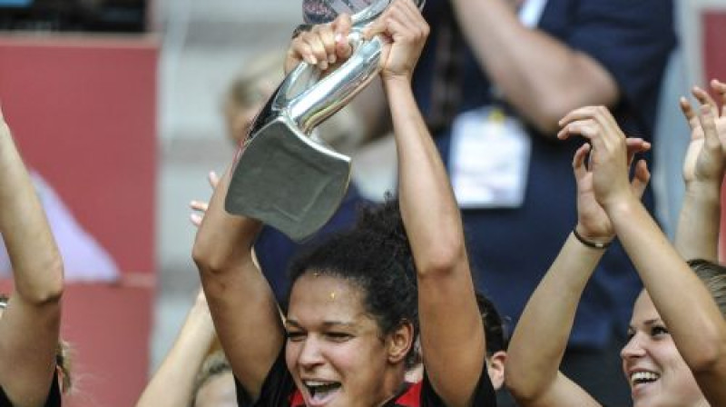 Vācijas izlase ar kārtējo čempiones titulu
Foto: SCANPIX SWEDEN