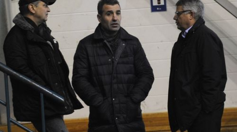 Oļegs Gavrilovs, Ivans Tabanovs un Romāns Lajuks
Foto: Romāns Kokšarovs, Sporta Avīze, f64