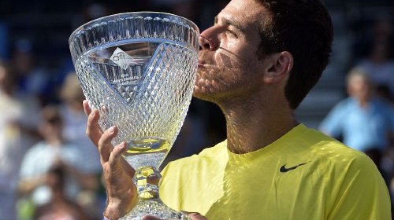 Huans Martins Del Potro - trīskārtējs Vašingtonas čempions
Foto: AFP/Scanpix