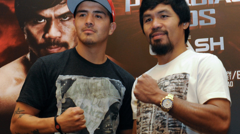 Brendons Rioss un Menijs Pakjao
Foto: AFP/Scanpix