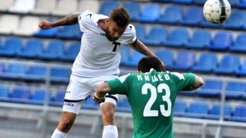 Edgars Gauračs gūst vārtus
Foto: futbolista "Twitter" profils