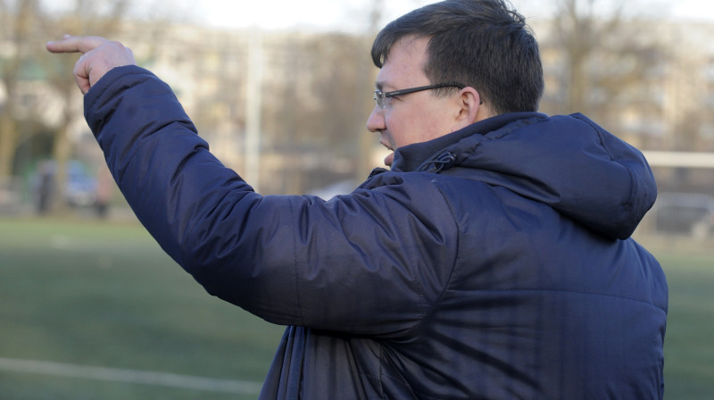 Dainis Kazakevičs ar zaudējumu debitējis pie U21 izlases stūres 
Foto: Romāns Kokšarovs, Sporta Avīze, f64