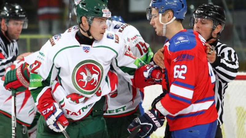 Kazaņas "Ak Bars" un Prāgas "Lev" cīņa
Foto: Lev Praha