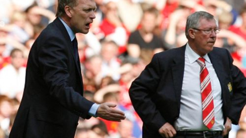 Alekss Fērgusons un Deivids Moizs
Foto: AFP/Scanpix