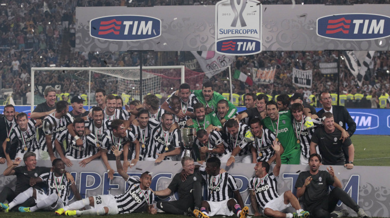 Itālijas superkausa ieguvēji "Juventus"
Foto: AP/Scanpix