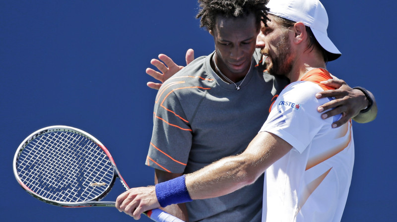 Gaels Monfīss un Jirgens Melcers
Foto: AP/Scanpix