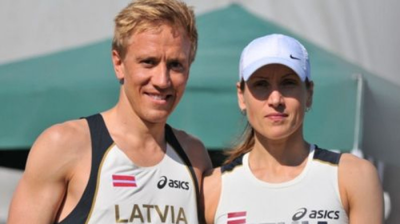 Deniss Čerkovskis un Jeļena Rubļevska
Foto: pentathlon.org