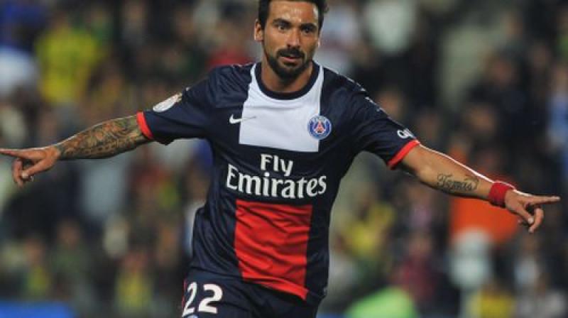 Uzvaras vārtu autors Esekjels Laveci
Foto: AFP/Scanpix