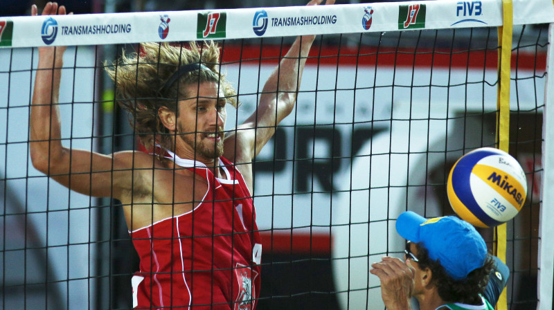 Samoilovs pret Evandru.
Foto: www.fivb.org