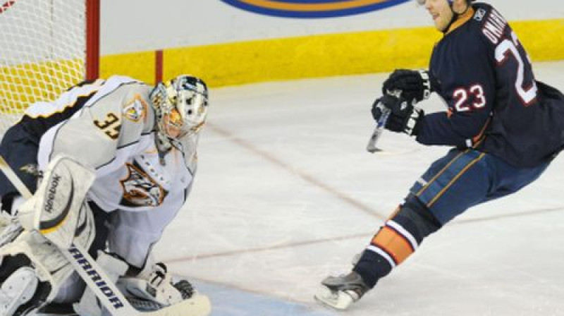 Līnuss Ūmarks pārspēj Peku Rinni
Foto: AP/Scanpix